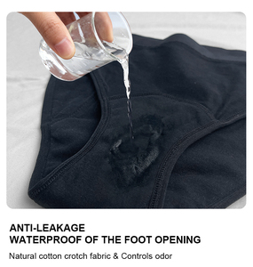 Braguitas Menstruales de Algodón Transpirable de Talla Grande, con Refuerzo de 4 Capas a Prueba de Fugas, para Flujo Abundante, para Mujeres y Chicas de Talla Grande, Venta al Por Mayor de Fábrica - Product Image 4