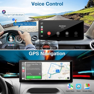 Layar Sentuh 10.3 Inci Kotak Ai Carplay & Android Auto Dash Cam Android 10.0 dengan 4 + 64GB Fleet Remote Monitoring Dashcam 1080P Hd - Product Image 4