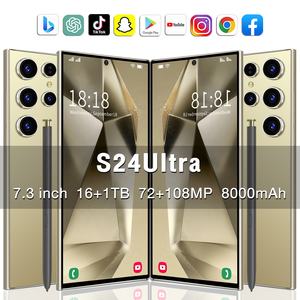 새로운 정품 S24 울트라 안드로이드 14 듀얼 유심 5G 스마트폰 16GB+1TB 7.3인치 HD 108MP 100W 공장 직판 모바일 - Product Image 5