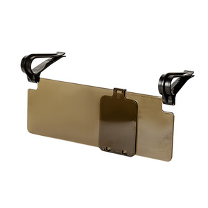 <b>Car</b> Sun <b>Visor</b> 29.5x9.5Cm Anti-glare Mirror Front Windshield Shade Universal Plastic Buckle Installation - Product Image 2