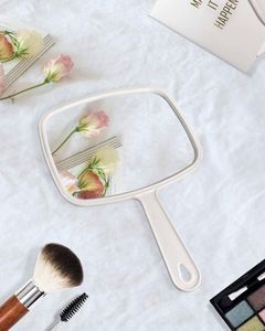 Hot Sales Wholesales Custom Large Square Handheld Cosmetic Desktop <b>Mirror</b> Single Side Silver Finish Customizable Color Logo - Product Image 4