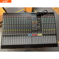 Console de mixage audio série GL2400 16/24/32 canaux, égaliseur 4 bandes, système audio à balayage de fréquence 2 bandes pour studio d'enregistrement/discothèque/bar