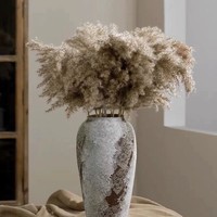 Herbe de la Pampa séchée, mini roseaux naturels teintés, fleurs séchées pour la décoration bohème de la maison