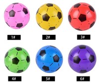 Balles de jouet extérieur prix d'usine bon marché personnalisé mini conception en plastique soulagement du stress ballon de football de plage gonflable en PVC