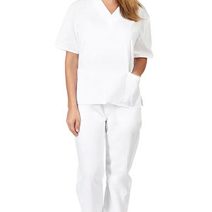 Conjunto <span class=keywords><strong>de</strong></span> Uniformes Médicos Personalizados al por Mayor para Mujeres con Logotipo para Hospitales, Conjunto <span class=keywords><strong>de</strong></span> Uniformes <span class=keywords><strong>de</strong></span> Enfermera con Bolsillos, Marca <span class=keywords><strong>Privada</strong></span> - Product Image 5