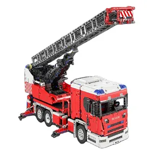 新着モールドキング17022 RC/ APP消防車DIYおもちゃビルディングブロックは、子供向けのすべての主要ブランドのLegouテクニックと互換性があります