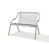 Siège Constructiconfortable et durable de haute qualité à bon prix Caractéristiques faciles à nettoyer Salle à manger intérieure Chaise de salle à manger en acier inoxydable