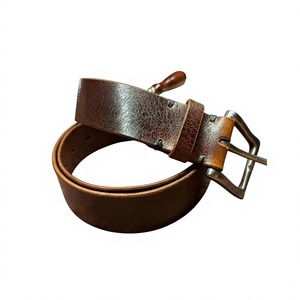 Cinturón de Cuero Genuino para Hombre BS INTERNATIONAL de Lujo con Hebilla Cuadrada de Acero, 3.8 CM de Ancho, Duradero, Ligero y Ecológico - Product Image 6