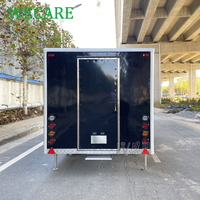 Remorque de restauration mobile WECARE entièrement équipée pour bar à café et jus, restaurant mobile, camion de pizza avec équipement de cuisine complet