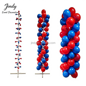 JINDY Nuevo Artículo Decorativo, Arco de Globos Autoinflable para Bodas, Banquetes Familiares, Columnas de Globos Inflables - Product Image 1