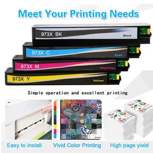 Combo de cartucho de tinta de color para HP PageWide Pro 452 477 552dw 973X Cartucho de tinta remanufacturado 973XL - Product Image 3