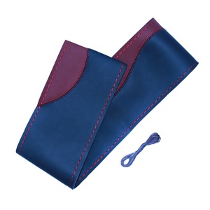 Funda de cuero PU para volante de coche, cosida a mano, para <span class=keywords><strong>BMW</strong></span> - Product Image 4