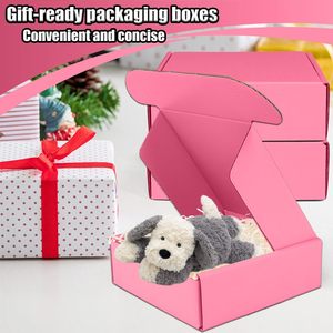 LOW MOQ Corrugated Recyclable Logo Pink <b>Gift</b> Packaging Shoes Clothes <b>Box</b> Paper Postal Mailer Shipping Boxes for <b>Small</b> Business - Product Image 6