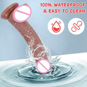 Juguete Sexual Realista de Silicona Ecológica, Resistente al Agua, con Fuerte Succión, Manos Libres, para Punto G y Anal, Seguro para el Cuerpo - Product Image 5