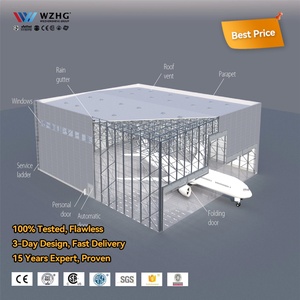 Estructura de Acero de Gran Envergadura de Alta Calidad, Materiales de Construcción Metálicos Duraderos, Taller de Acero con Vida Útil de 50 Años para Uso Industrial - Product Image 1