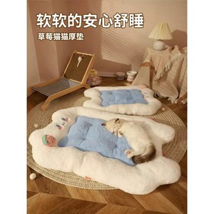 Cat sleeping <b>mat</b>, cat bed, pillow, mattress, pet <b>mat</b>, dog bed, warm dog <b>mat</b> for winter. - Product Image 5