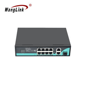 Full Gigabit 8 Port PoE Switch 8 + 2 + 1 mendukung 250 Meter transmisi jarak jauh PoE ++ BT 60W PoE Switch - Product Image 3