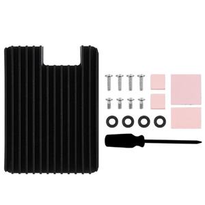 Radiateur spécial Raspberry PI CM4 avec ventilateur intégré / Contrôle de vitesse PWM Dissipateur thermique en alliage d'aluminium avec ventilateur - Product Image 6