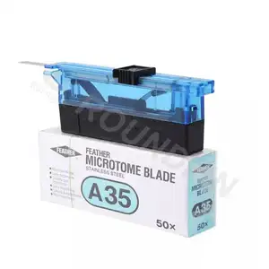 ใบมีด <span class=keywords><strong>microtome</strong></span> แบบใช้แล้วทิ้งสำหรับ R35ตรวจเนื้อเยื่อแบบหมุน - Product Image 1