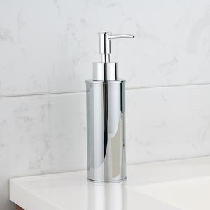 <span class=keywords><strong>Dispensador</strong></span> <span class=keywords><strong>de</strong></span> jabón <span class=keywords><strong>de</strong></span> acero inoxidable <span class=keywords><strong>plateado</strong></span> para hotel, baño, cocina, diseño Redondo, 304 ss - Product Image 2