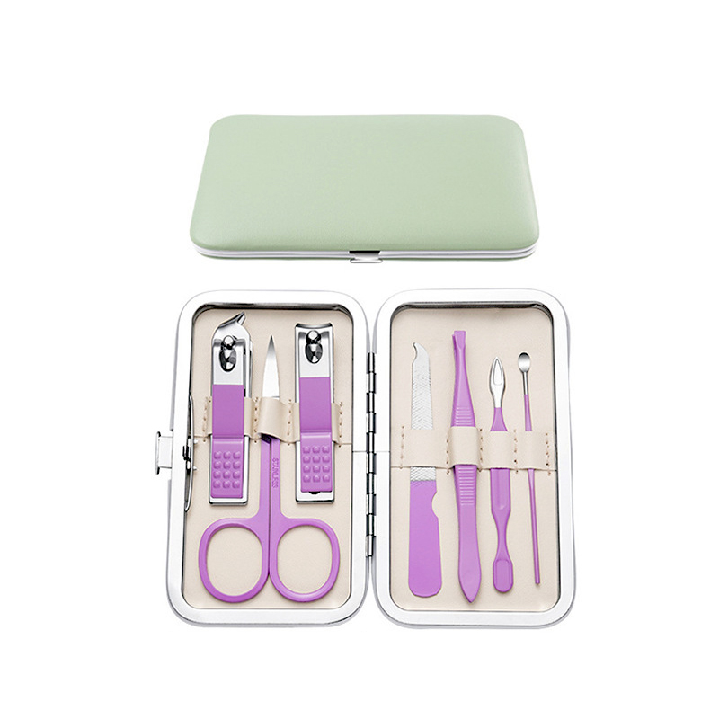 7  pcs purple