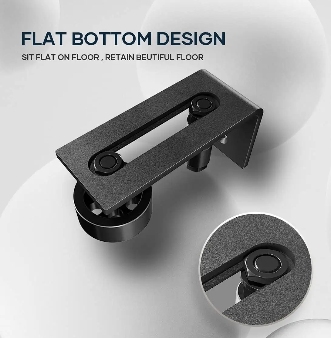 Factory hot sell Easy to Install Sliding Barn Door Bottom Adjustable Floor Guide Roller wheel