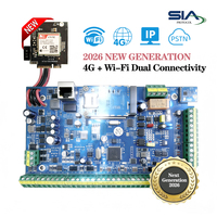 Sistema de Seguridad con Panel de Control de Alarma SIA CID Shenzhen para Edificios Comerciales, Antirrobo para Casa con Wifi y Sirena Externa Focus 7668