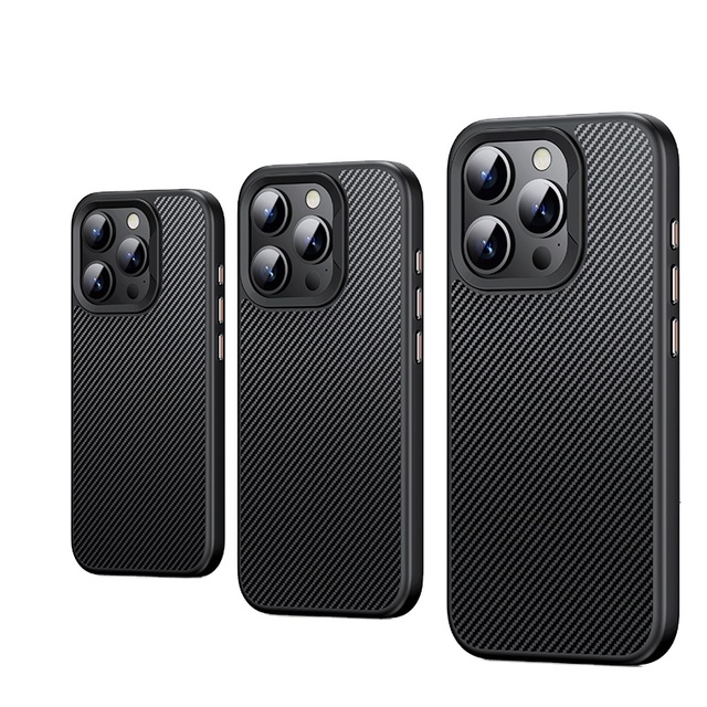 Carbon Fibre Cell Phone case for iPhone 16 15 14 13 12 Magnetic case for iPhone 15 16 Pro Max for samsung S24 Series