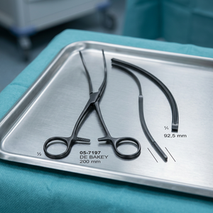 De-Bakey Atraumata Stainless Steel Manual Peripheral Vascular <b>Clamp</b> 200mm - Product Image 2