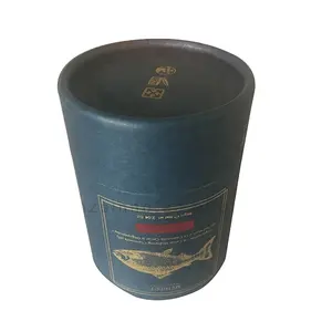 럭셔리 골 판지 실린더 커피 포장 상자 사용자 정의 인쇄 커피 종이 수 금박 로고
