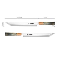 280mm haute qualité Kiritsuke saumon japonais Sashimi couteau à poisson en acier inoxydable thon coupe outil professionnel