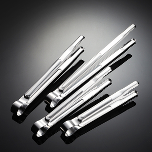 <span class=keywords><strong>Ironx</strong></span> ที่คีบอาหารทำอาหารในครัวที่คีบบาร์บีคิวสแตนเลสที่หนีบกันความร้อนที่คีบบุฟเฟ่ต์เสริฟสเต็กทำความสะอาดง่าย - Product Image 2