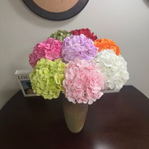 Flor de Hortensia Artificial de Seda Junheyuan, Rama Individual, Decoración para Bodas, Arreglo para Pasillo - Product Image 2