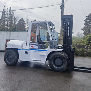 מלגזה יפנית במחיר נוח 10 טון TCM דגם FD100 דיזל משומשת טויוטה/TCM/קומטסו מלגזה 10 טון - Product Image 1