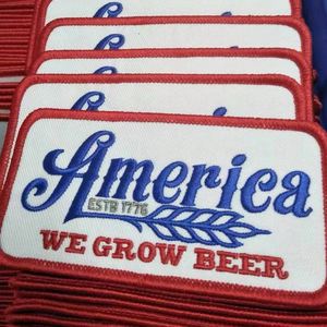 Patchs thermocollants et brodés sur mesure pour chapeaux de cowboy, découpés au laser, à coudre ou à repasser pour casquettes de camionneur - Vente en gros - Product Image 4