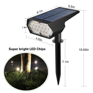 Projecteurs solaires LED extérieurs étanches IP65 avec capteur de mouvement pour jardin - Vente en gros - Product Image 4