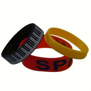 Venta al por Mayor Directa de Fábrica, Pulseras de Silicona para Fiestas con Logotipo Personalizado en Relieve - Product Image 2