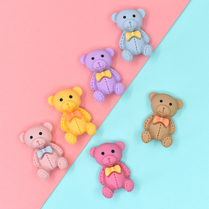 Offre Spéciale : Ornements en Résine DIY – Ours Cartoon Kawaii pour Épingles à Cheveux d'Enfants, Décoration de Coque de Téléphone Portable et Accessoires de Broche - Product Image 5