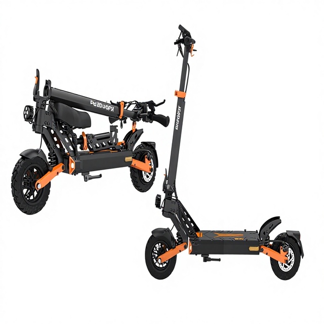 KUKIRIN G2 Pro Electric Scooter 9" Tires Offroad 48V 15.6Ah 58km Autonomy IP54 Double Brake LED Disc Adjustable Folding Full