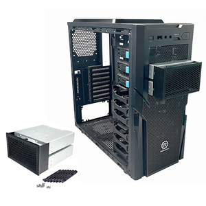 Gran oferta de acero inoxidable 3x3,5 pulgadas HDD bandeja de controlador duro estante accesorio de computadora soporte adaptador para jaula de disco duro - Product Image 1