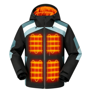 <span class=keywords><strong>Veste</strong></span> <span class=keywords><strong>de</strong></span> <span class=keywords><strong>ski</strong></span> chauffante électrique rechargeable pour <span class=keywords><strong>homme</strong></span>, imperméable, personnalisée AQTQ, alimentée par batterie, lavable, chauffage USB, hiver - Product Image 3