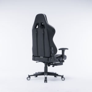 Silla de Juego Moderna en Blanco y Negro, Silla para Computadora, Silla Gamer Ergonómica Reclinable - Product Image 4