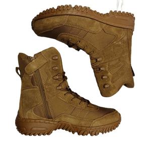 Definite Outdoor Sports Tactical <b>Boots</b> TSB204 Leather Men Black Ankle Outdoor Non Slip <b>Hiking</b> Shoes All Seasons Wearable - Product Image 2