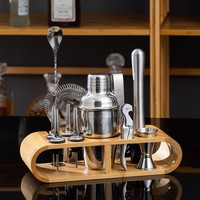 Kit de fabrication de cocktails professionnel, accessoires de bar en acier inoxydable, ensemble d'accessoires de bar, logo personnalisé OEM, vente en gros en usine