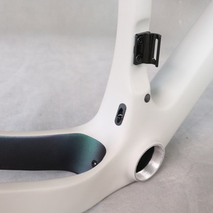 Cuadro de <span class=keywords><strong>Bicicleta</strong></span> de <span class=keywords><strong>Gravel</strong></span> con Frenos de Disco y Cableado Interno de Fibra de Carbono Completa GR048, Rayas Personalizadas Disponibles, Tallas <span class=keywords><strong>XS</strong></span>/S/M/L/XL - Product Image 3