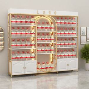 Estantes para Salón de Uñas de Celebridades de Internet, Vitrina de Exhibición de Cosméticos para Salones de Belleza, Estante de Exhibición de Productos - Product Image 5