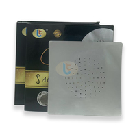 Feuilles de papier d'aluminium perforées de haute qualité, 150 mm carrés, de qualité alimentaire, à texture douce, pour chicha, tempérament dur, adaptées à l'utilisation de la chicha, OEM