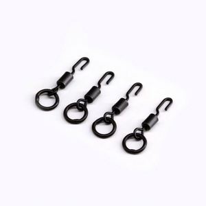 <span class=keywords><strong>Spinner</strong></span> Swivel pour Ronnie <span class=keywords><strong>Rig</strong></span>, accessoires de pêche à la carpe, hameçons pour montage de carpe, émerillons rotatifs, équipement de pêche à changement rapide - Product Image 1