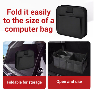 High Quality <b>Car</b> Holder 600D Oxford Cloth <b>Car</b> Organizer Foldable Large Capacity Trunk Storage <b>Box</b> with Easy Finish - Product Image 3
