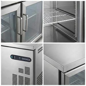 <span class=keywords><strong>Congelador</strong></span> Comercial SWENZA, Enfriador de Acero Inoxidable, Mesa de Trabajo Refrigerada, Banco de Trabajo Refrigerado, Refrigeración Bajo Mostrador - Product Image 2
